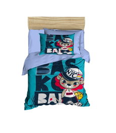 L'essentiel linge de maison Juego de funda nórdica PH147 - Azul, Azul Marino y Turquesa